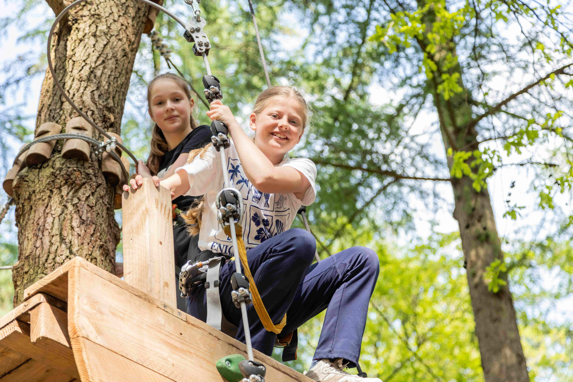 Children in the trees